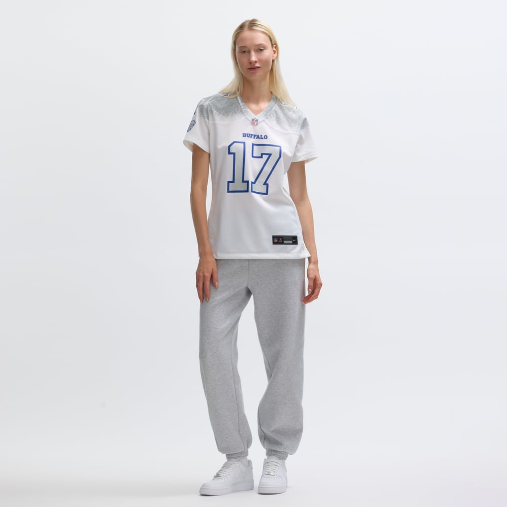 Women's Buffalo Bills Josh Allen White Rivalries Collection Game Jersey