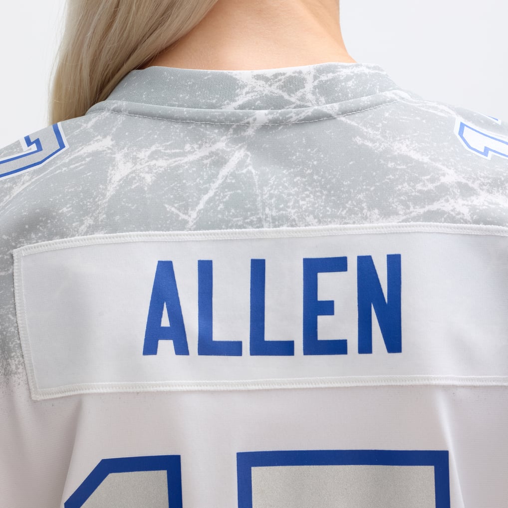 Women's Buffalo Bills Josh Allen White Rivalries Collection Game Jersey