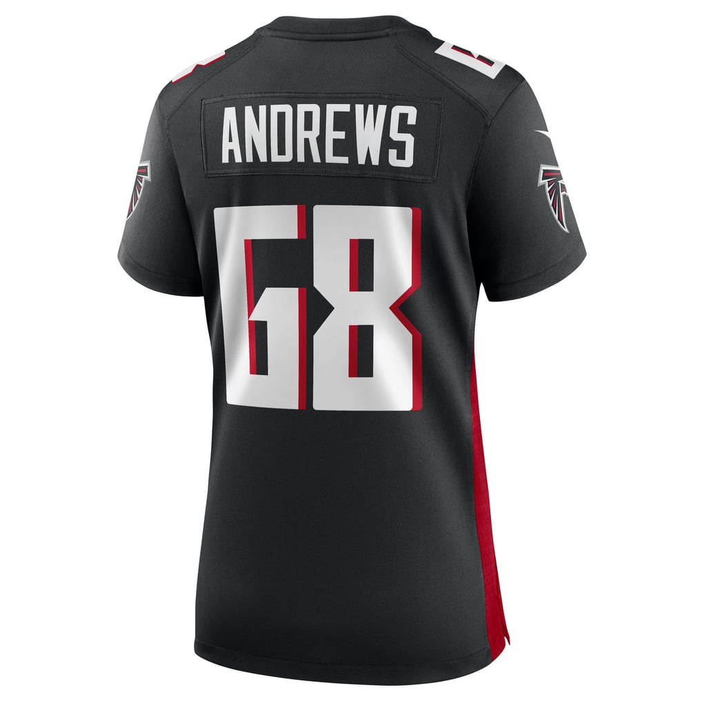 Women's Atlanta Falcons Josh Andrews Black Game Player Jersey