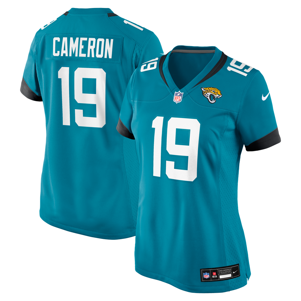 Women's Jacksonville Jaguars Josh Cameron Teal Team Game Jersey