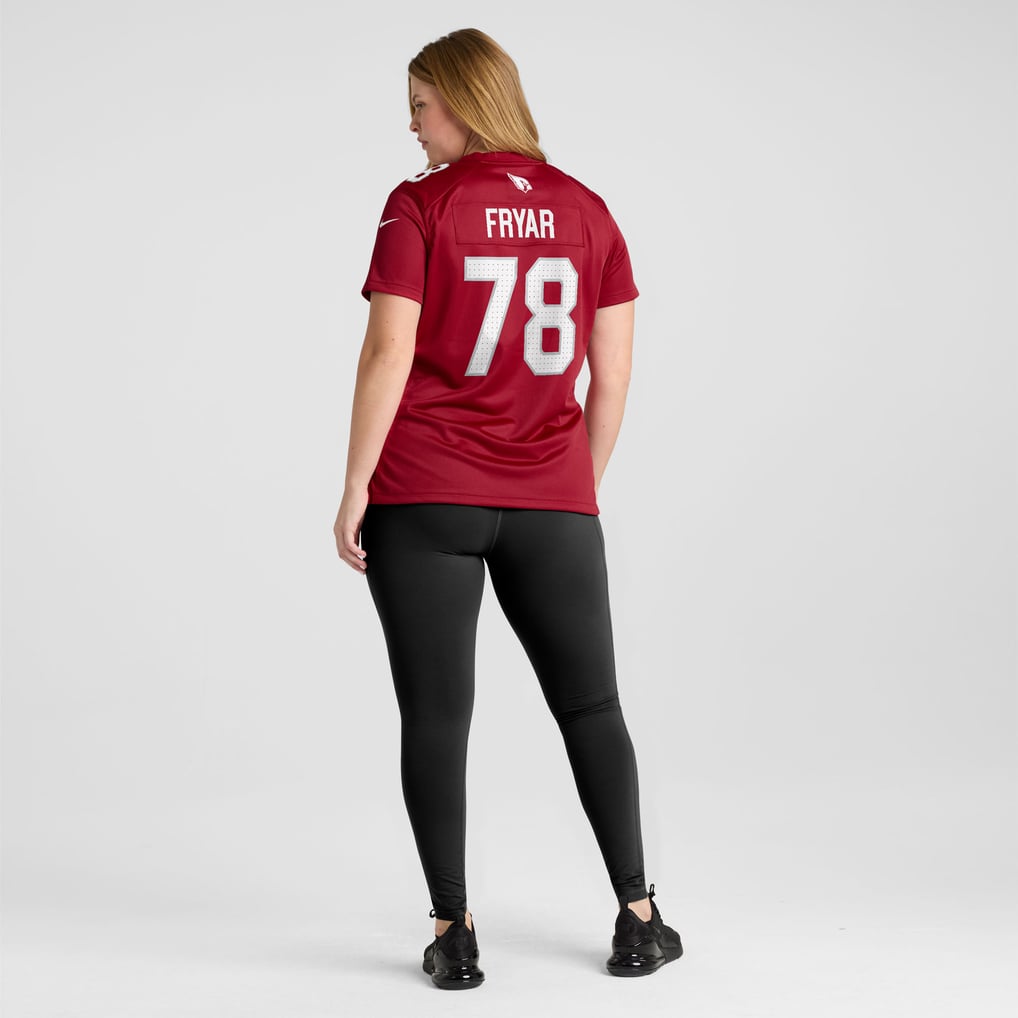 Women's Arizona Cardinals Josh Fryar Cardinal Team Game Jersey