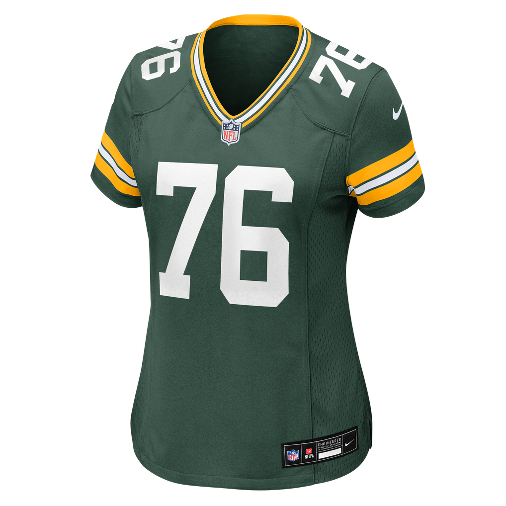Women's Green Bay Packers Josh Gesky Green Team Game Jersey