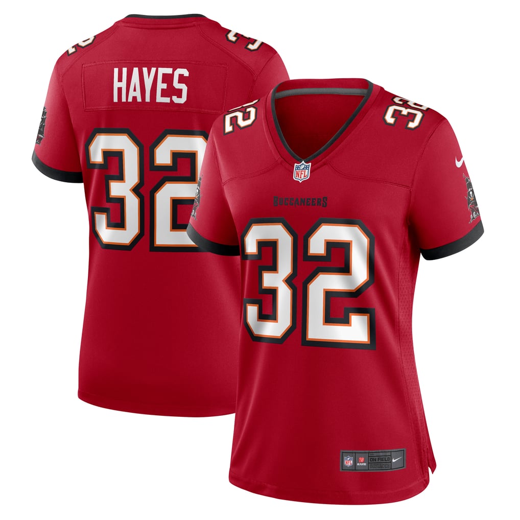 Women's Tampa Bay Buccaneers Josh Hayes Red Game Jersey