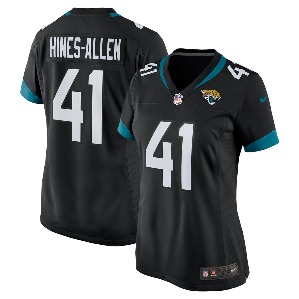 Women's Jacksonville Jaguars Josh Hines-Allen Black Alternate Player Game Jersey