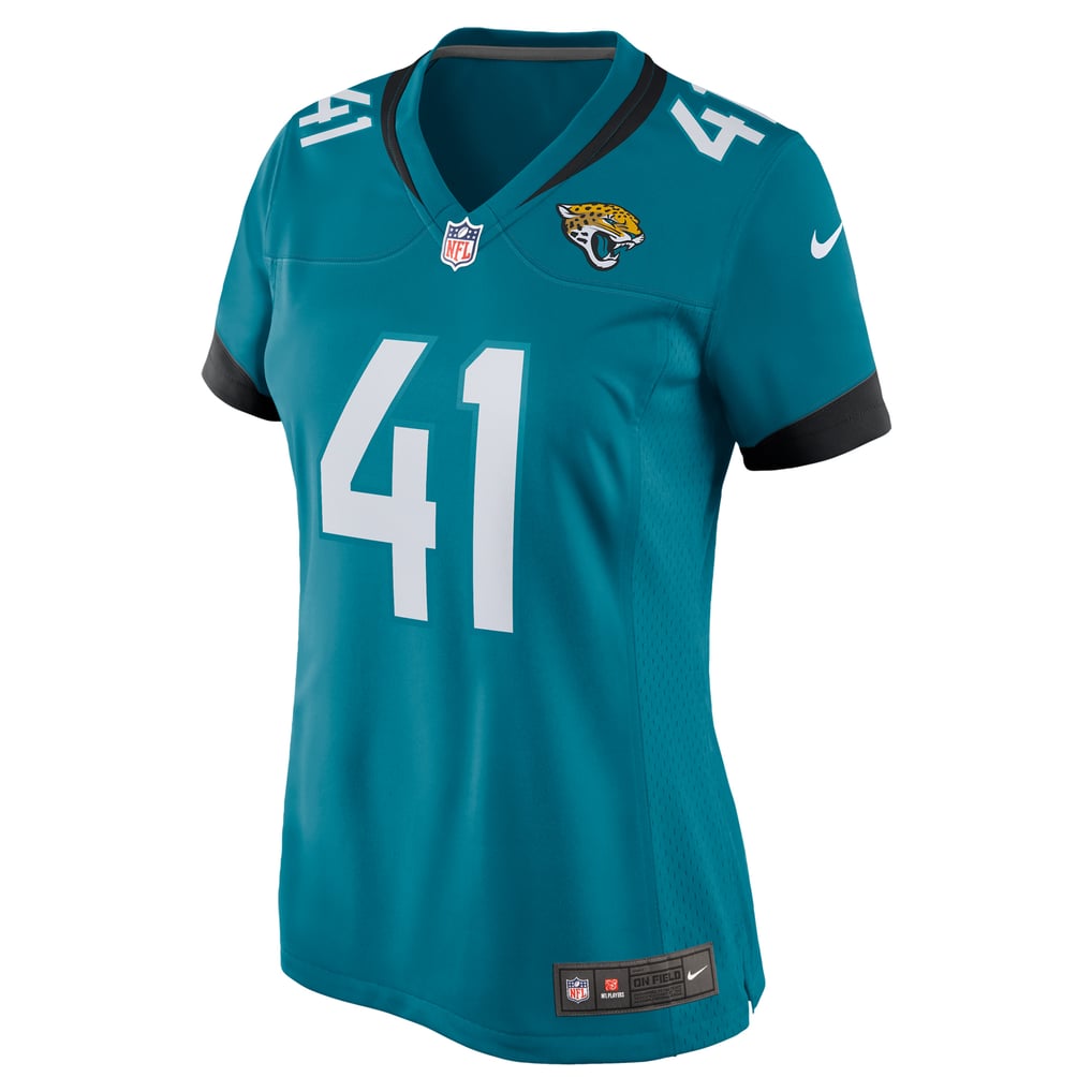 Women's Jacksonville Jaguars Josh Hines-Allen Teal Player Game Jersey