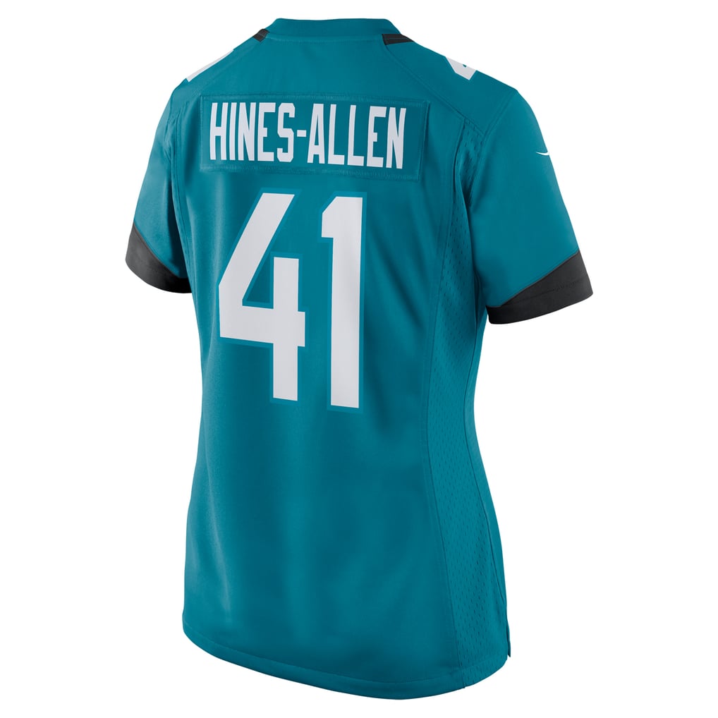 Women's Jacksonville Jaguars Josh Hines-Allen Teal Player Game Jersey