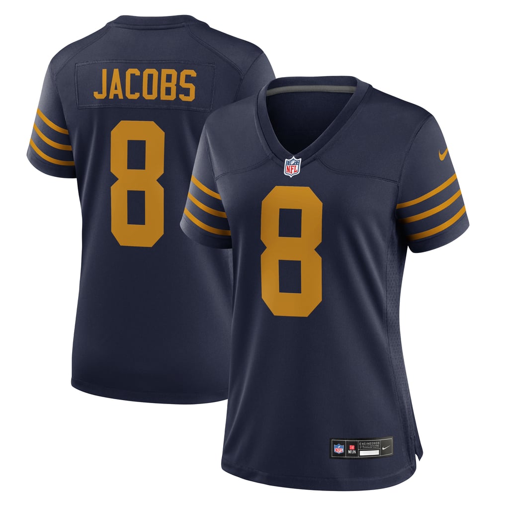 Women's Green Bay Packers Josh Jacobs Navy The 1923 Classic Game Jersey