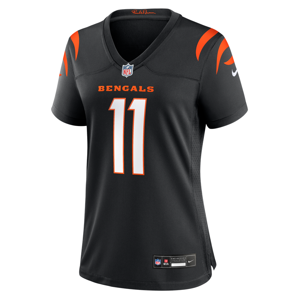Women's Cincinnati Bengals Josh Johnson Black Team Game Jersey