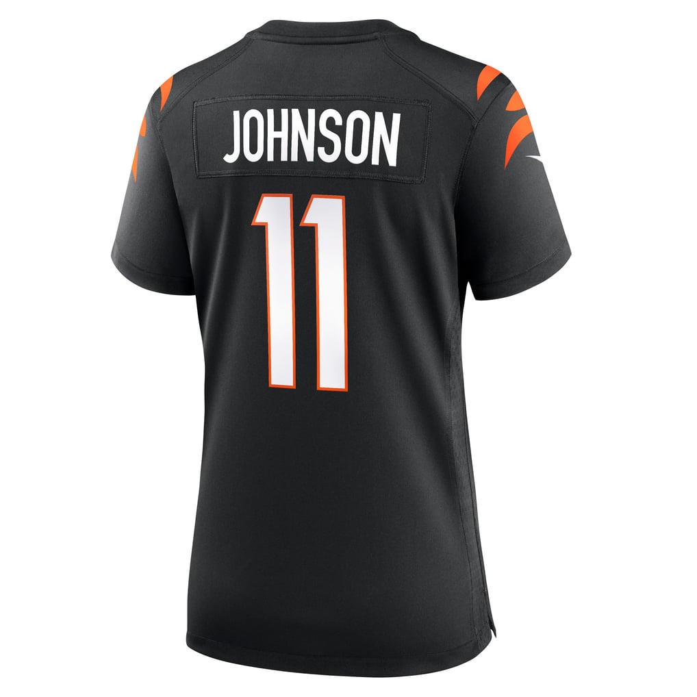 Women's Cincinnati Bengals Josh Johnson Black Team Game Jersey