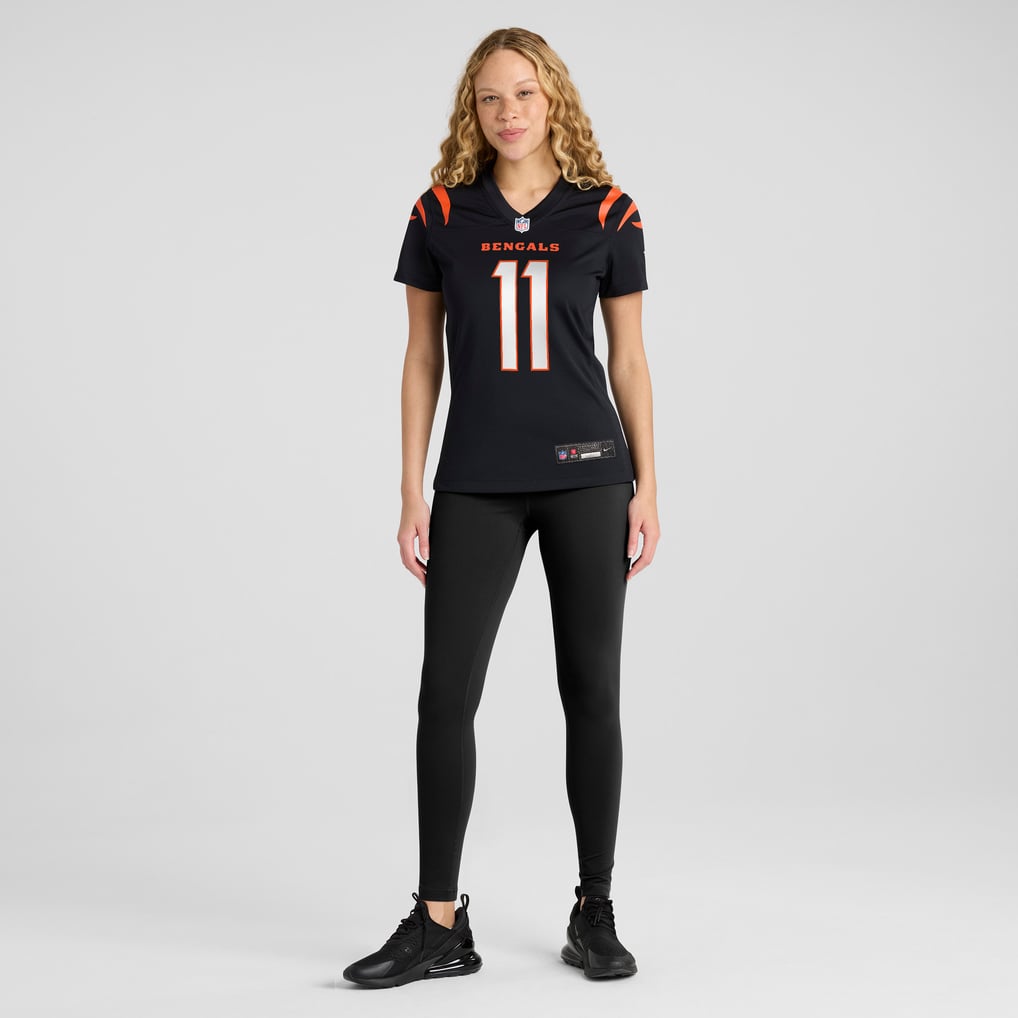 Women's Cincinnati Bengals Josh Johnson Black Team Game Jersey