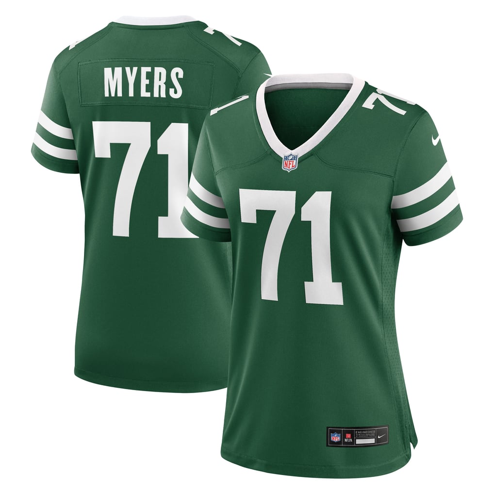 Women's New York Jets Josh Myers Legacy Green Game Jersey