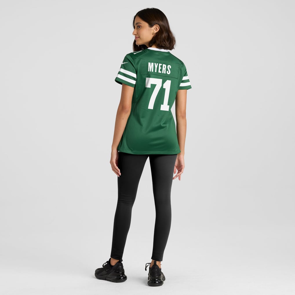 Women's New York Jets Josh Myers Legacy Green Game Jersey