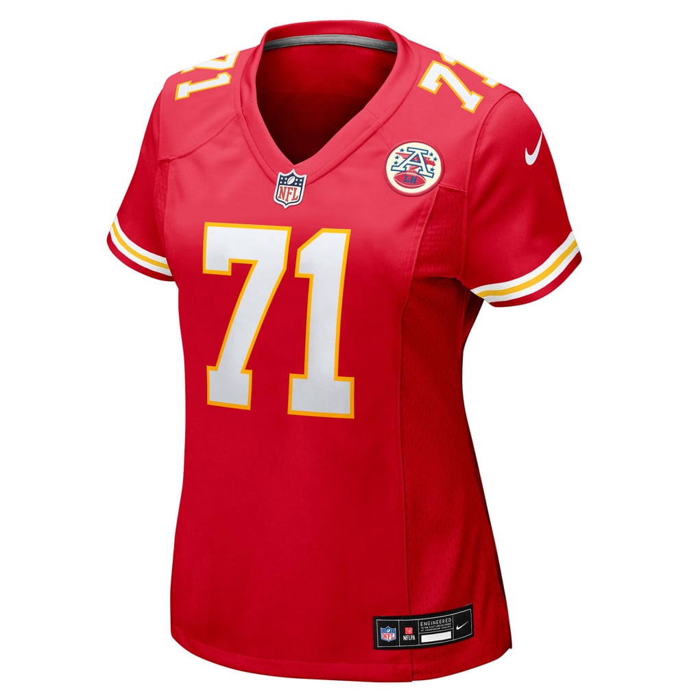 Women's Kansas City Chiefs Josh Simmons Red Team Game Jersey