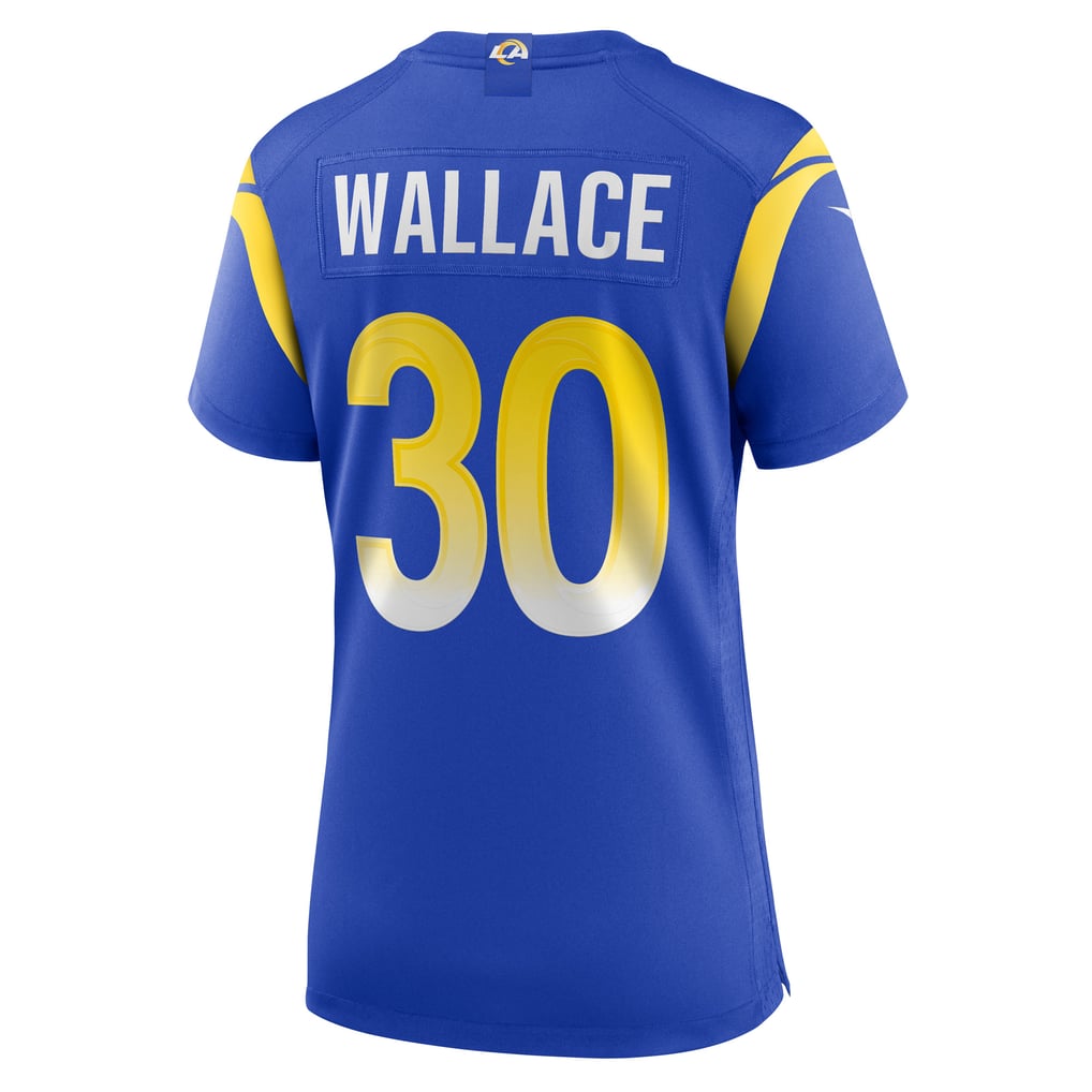 Women's Los Angeles Rams Josh Wallace Royal Game Jersey