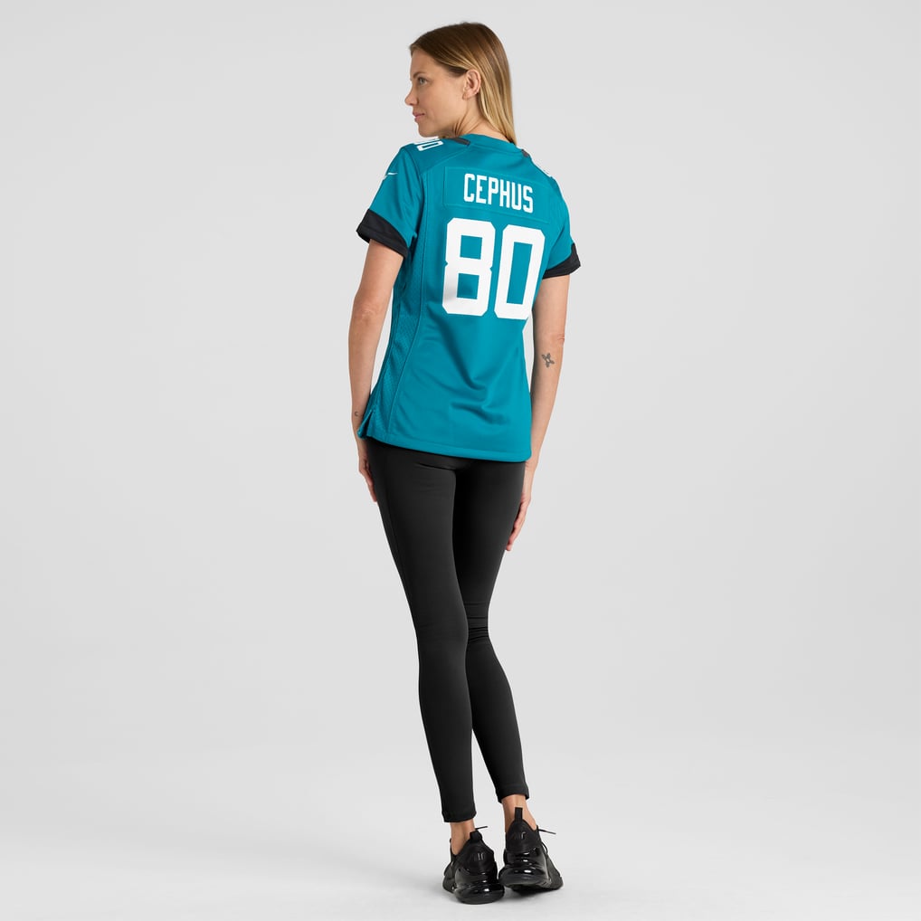 Women's Jacksonville Jaguars Joshua Cephus Teal Team Game Jersey