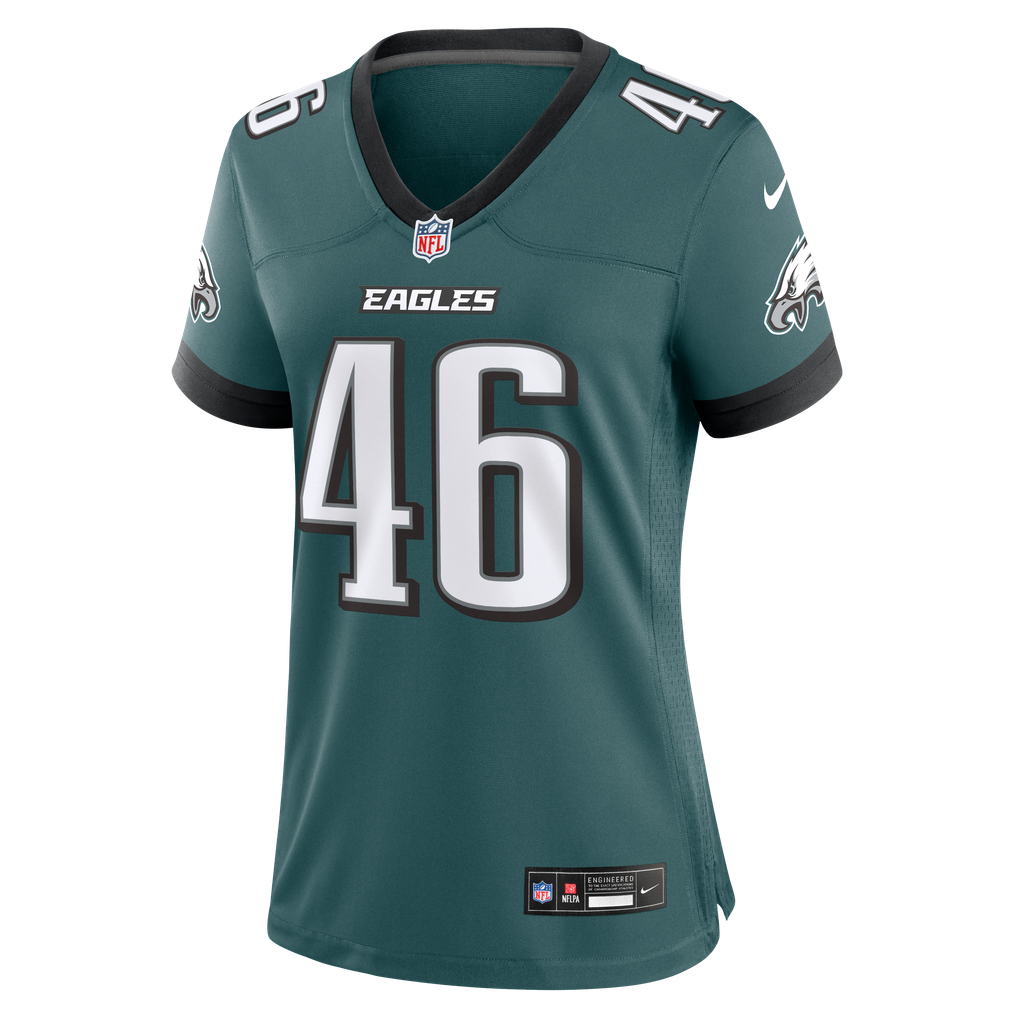 Women's Philadelphia Eagles Joshua Weru Midnight Green Team Game Jersey