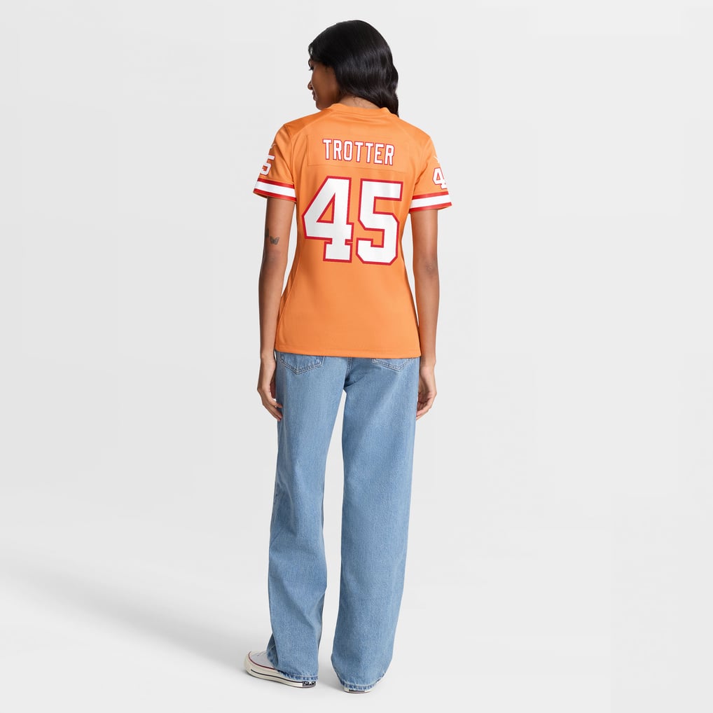 Women's Tampa Bay Buccaneers Josiah Trotter Creamsicle Alternate Game Jersey