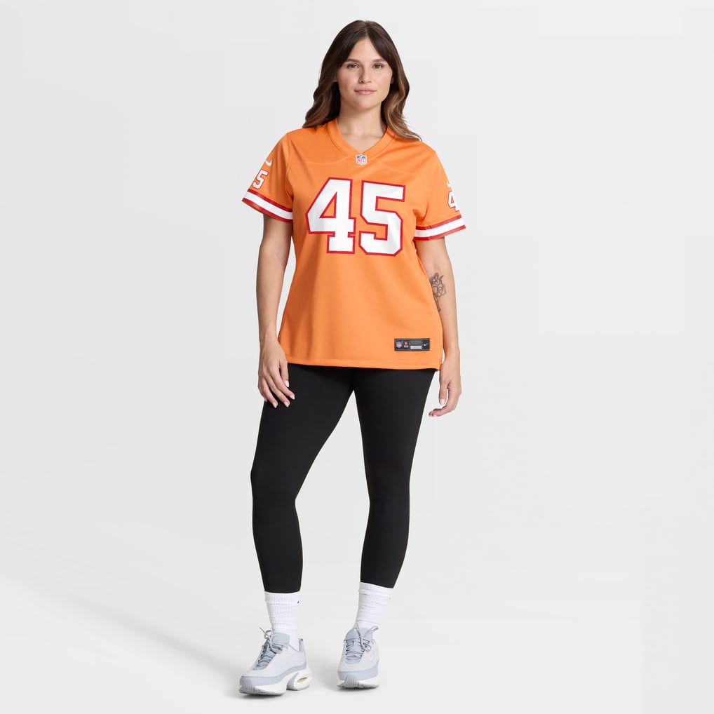 Women's Tampa Bay Buccaneers Josiah Trotter Creamsicle Alternate Game Jersey