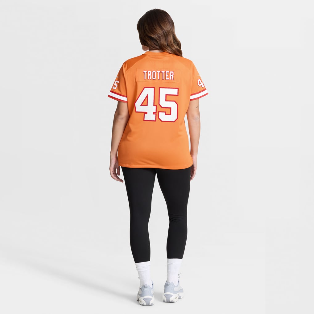 Women's Tampa Bay Buccaneers Josiah Trotter Creamsicle Alternate Game Jersey