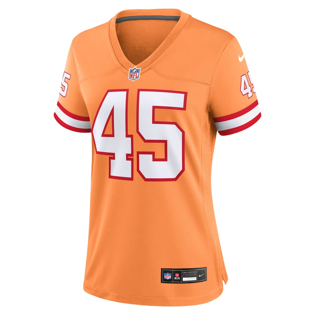 Women's Tampa Bay Buccaneers Josiah Trotter Creamsicle Alternate Game Jersey