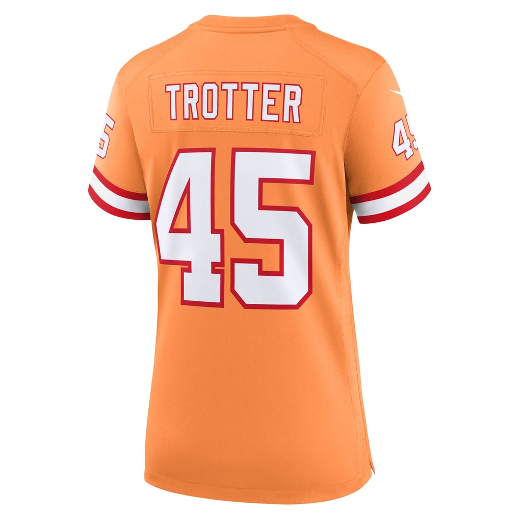 Women's Tampa Bay Buccaneers Josiah Trotter Creamsicle Alternate Game Jersey