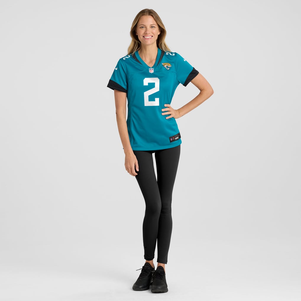 Women's Jacksonville Jaguars Jourdan Lewis Teal Team Game Jersey