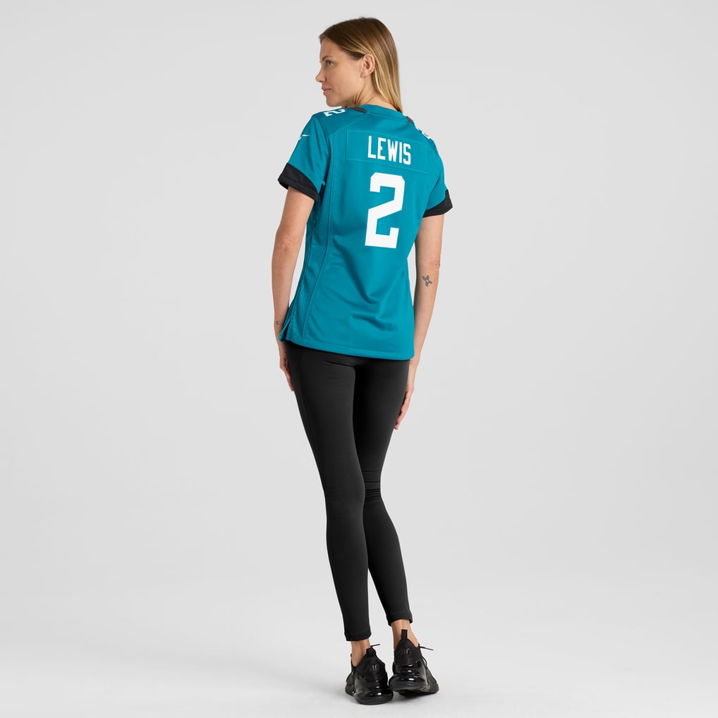 Women's Jacksonville Jaguars Jourdan Lewis Teal Team Game Jersey