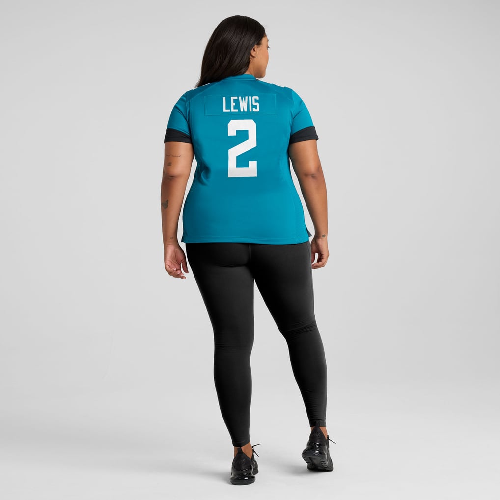 Women's Jacksonville Jaguars Jourdan Lewis Teal Team Game Jersey