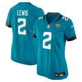 Women's Jacksonville Jaguars Jourdan Lewis Teal Team Game Jersey