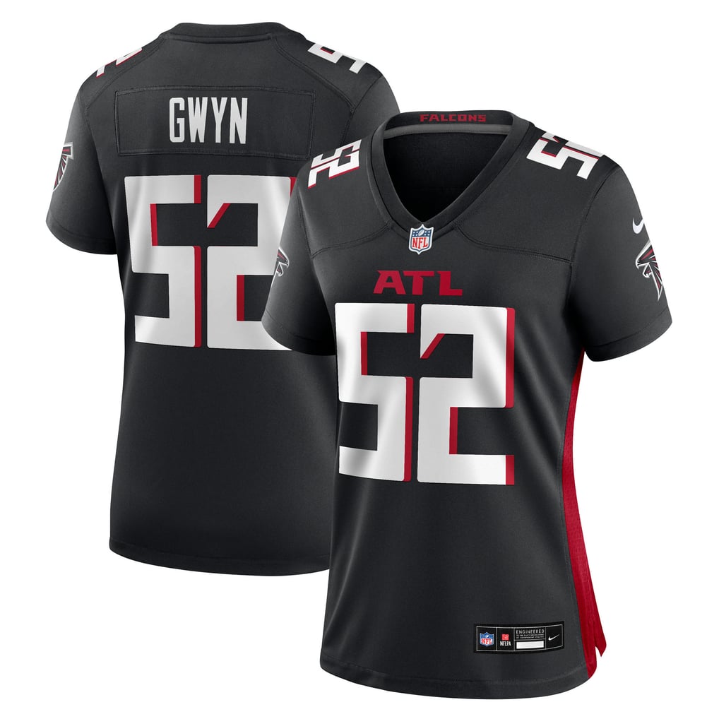 Women's Atlanta Falcons Jovaughn Gwyn Black Team Game Jersey