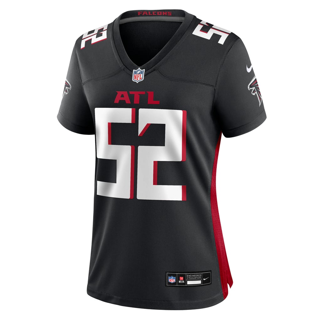 Women's Atlanta Falcons Jovaughn Gwyn Black Team Game Jersey