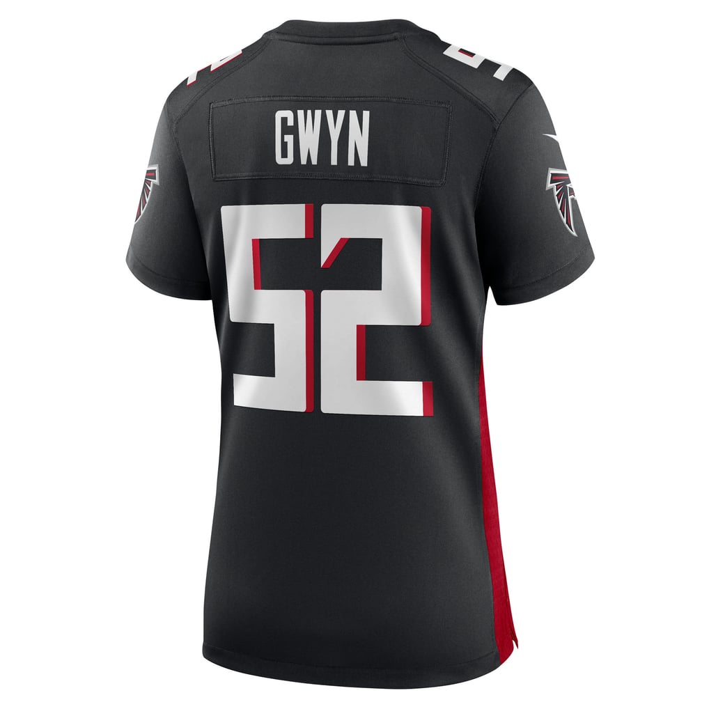 Women's Atlanta Falcons Jovaughn Gwyn Black Team Game Jersey