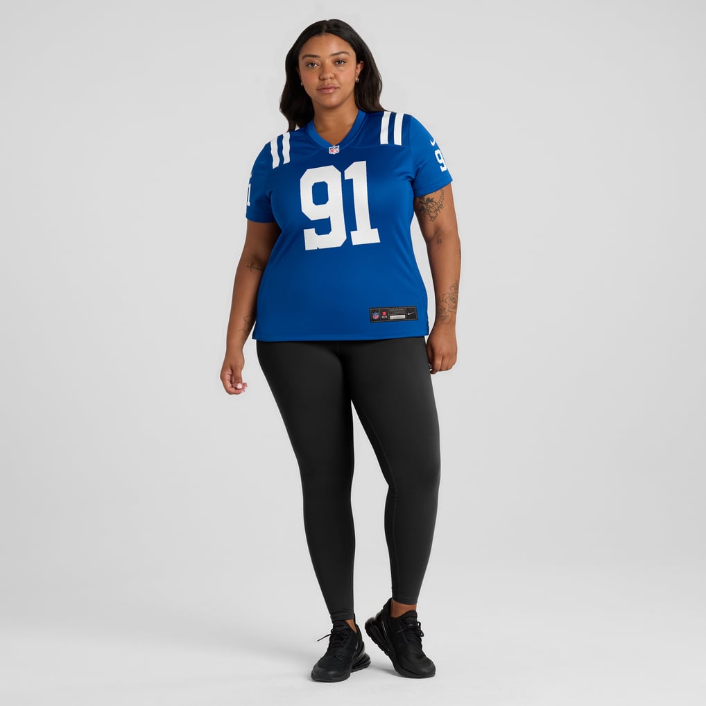 Women's Indianapolis Colts JT Tuimoloau Royal Team Game Jersey
