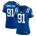 Women's Indianapolis Colts JT Tuimoloau Royal Team Game Jersey