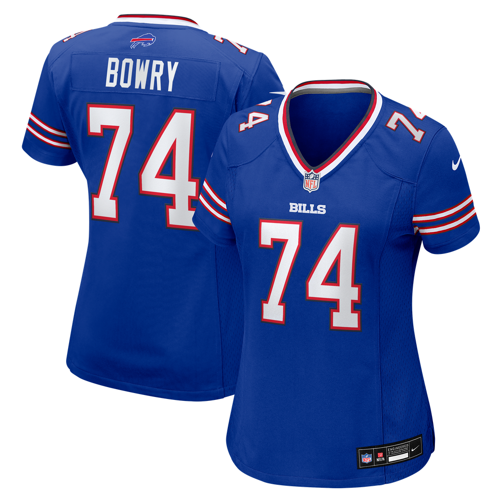 Women's Buffalo Bills Jude Bowry Royal Team Game Jersey