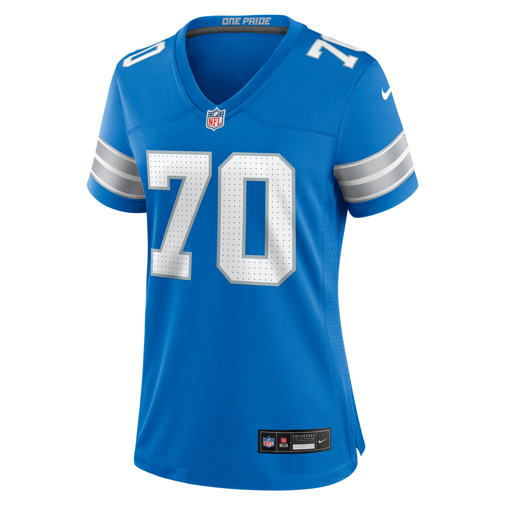 Women's Detroit Lions Juice Scruggs Blue Team Game Jersey