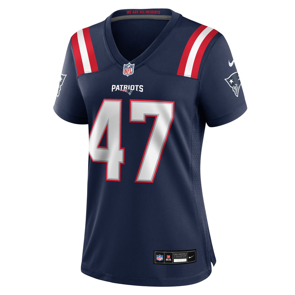 Women's New England Patriots Julian Ashby Navy Team Game Jersey