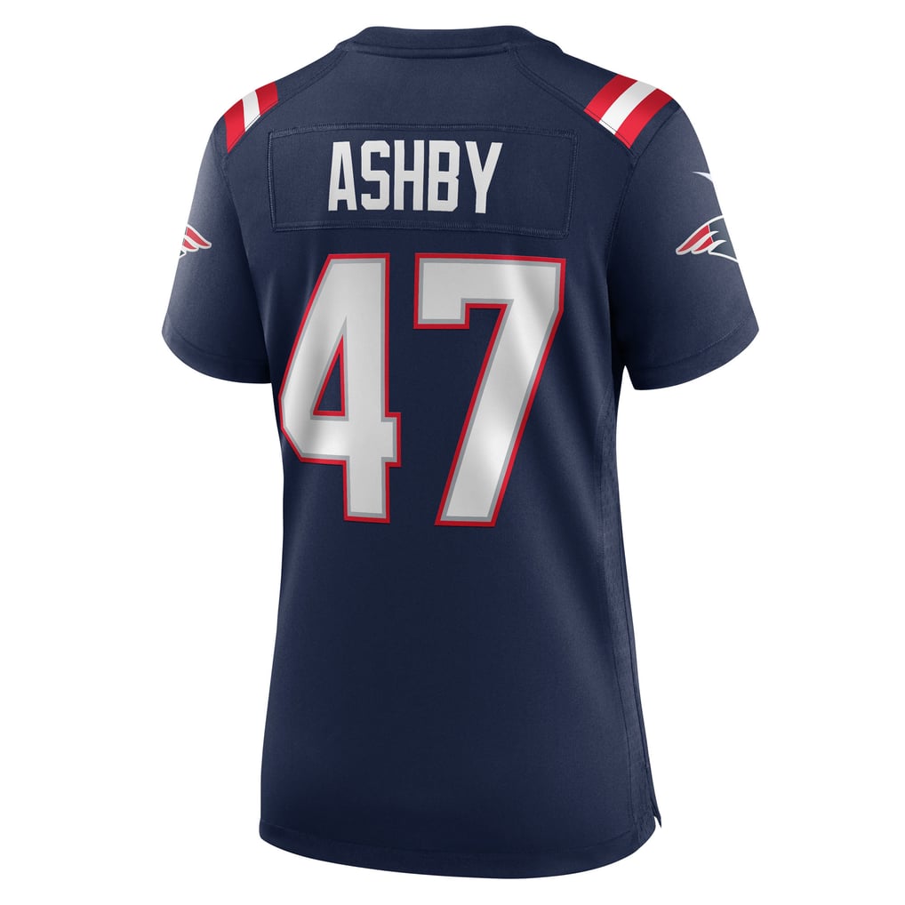 Women's New England Patriots Julian Ashby Navy Team Game Jersey