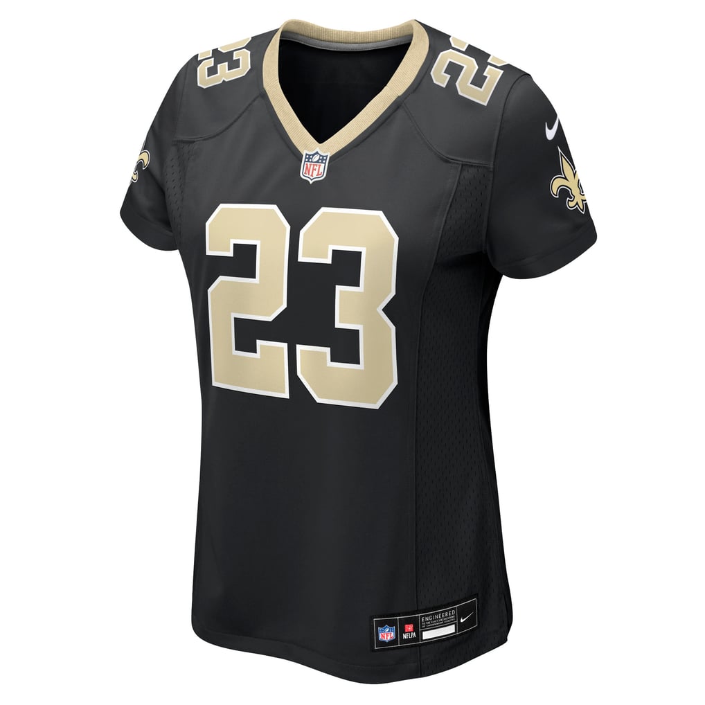 Women's New Orleans Saints Julian Blackmon Black Team Game Jersey