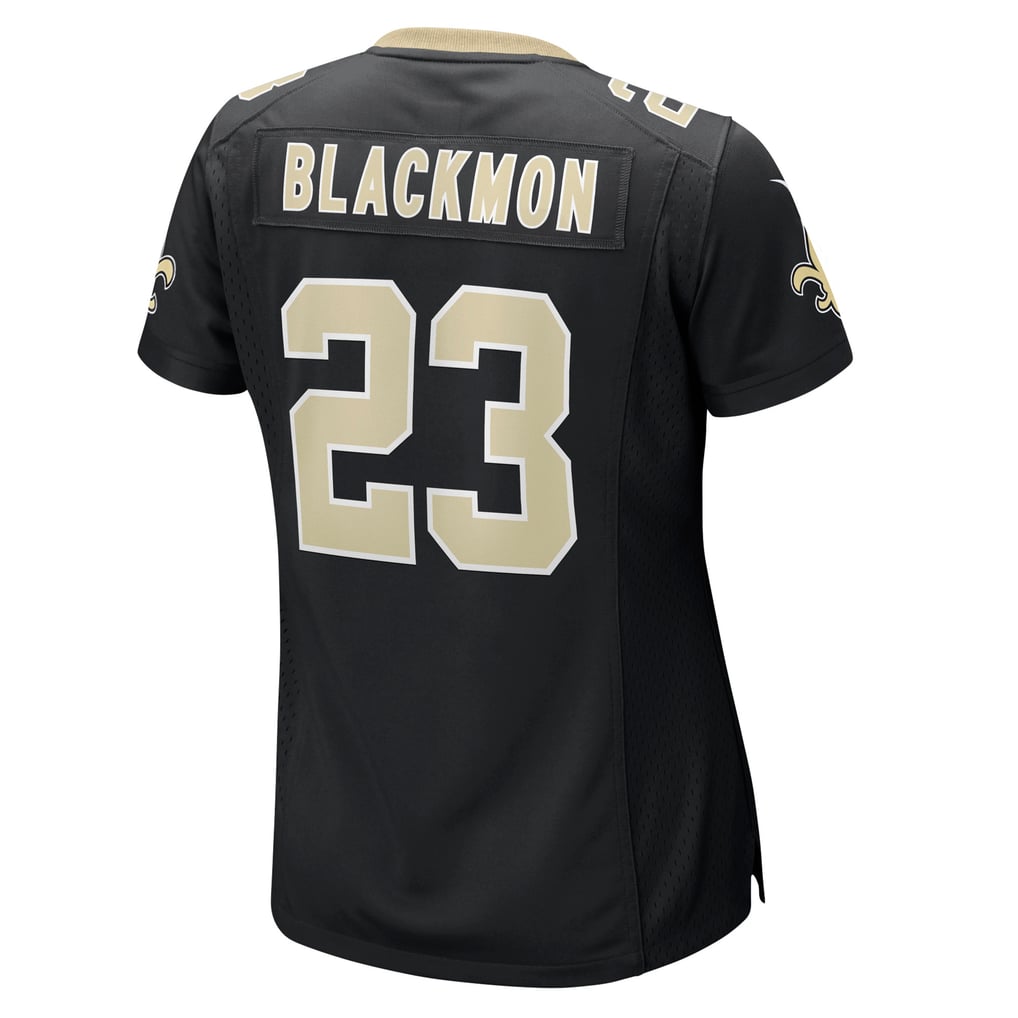 Women's New Orleans Saints Julian Blackmon Black Team Game Jersey