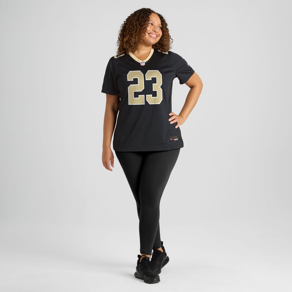 Women's New Orleans Saints Julian Blackmon Black Team Game Jersey
