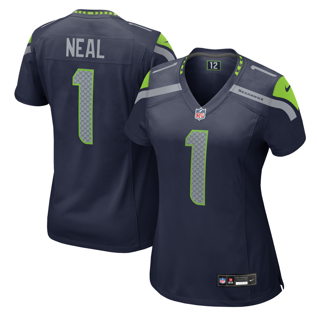 Women's Seattle Seahawks Julian Neal College Navy Team Game Jersey