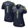 Women's Seattle Seahawks Julian Neal College Navy Team Game Jersey