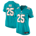 Women's Miami Dolphins Julius Wood Aqua Team Game Jersey