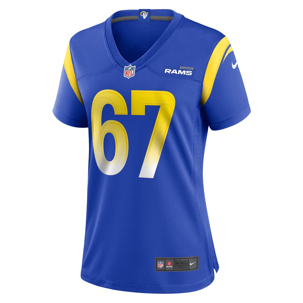 Women's Los Angeles Rams Justin Dedich Royal Game Jersey