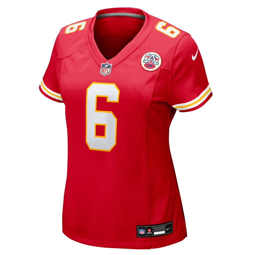 Women's Kansas City Chiefs Justin Fields Red Team Game Jersey