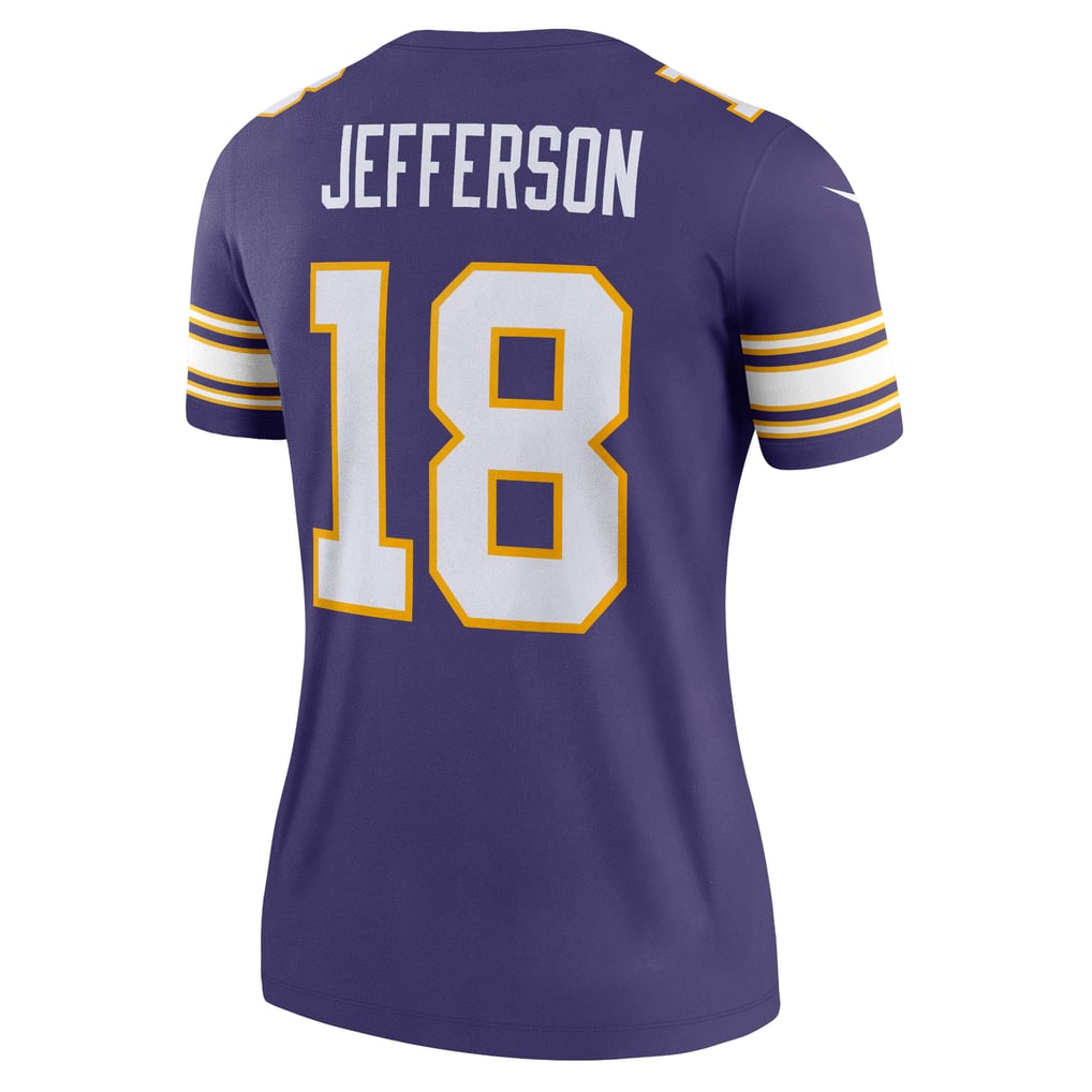 Women's Minnesota Vikings Justin Jefferson Purple Alternate Legend Player Performance Top