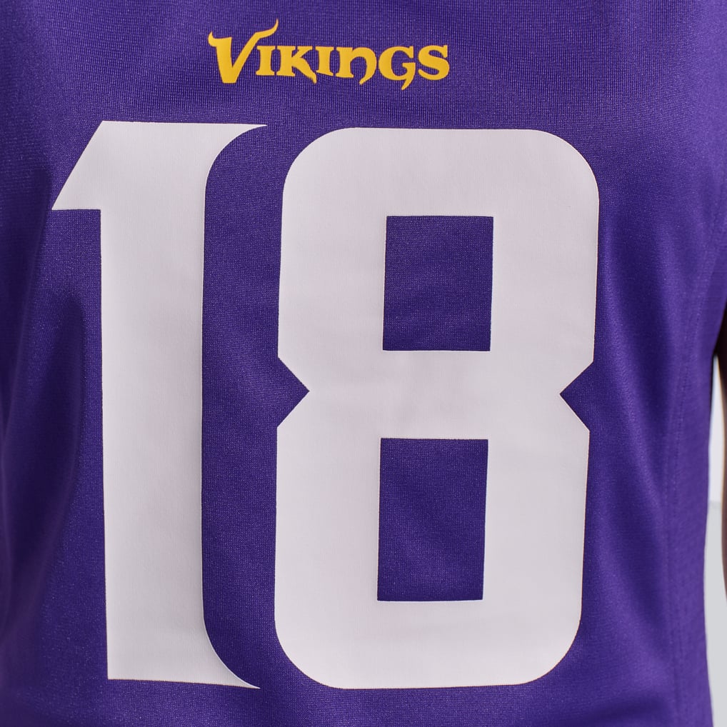 Women's Minnesota Vikings Justin Jefferson Purple Game Jersey