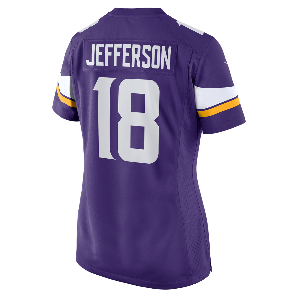 Women's Minnesota Vikings Justin Jefferson Purple Game Jersey