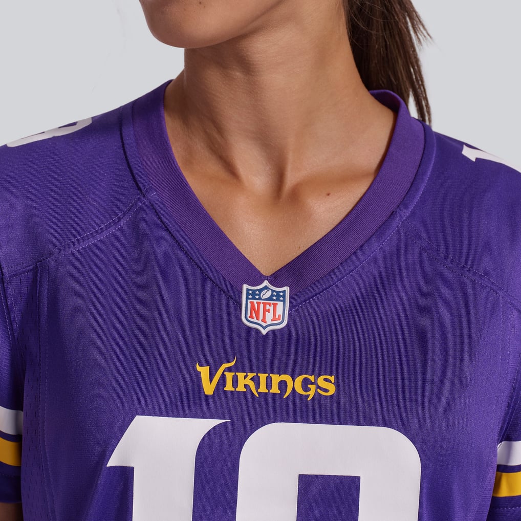 Women's Minnesota Vikings Justin Jefferson Purple Game Jersey
